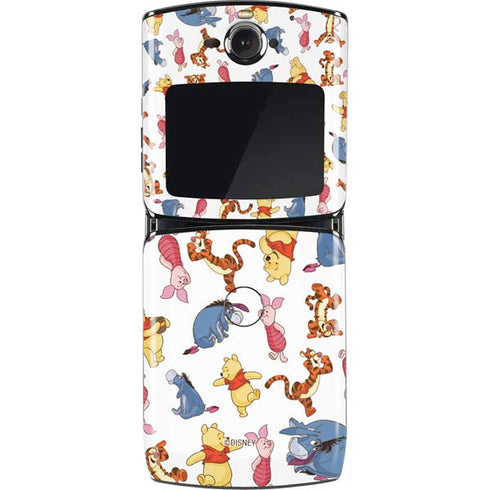 Disney Winnie the Pooh Character Pattern Motorola RAZR Skin