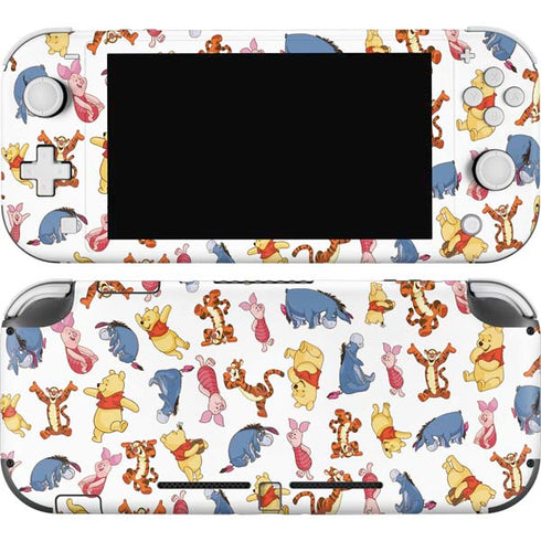 Disney Winnie the Pooh Character Pattern Nintendo Switch Lite Skin