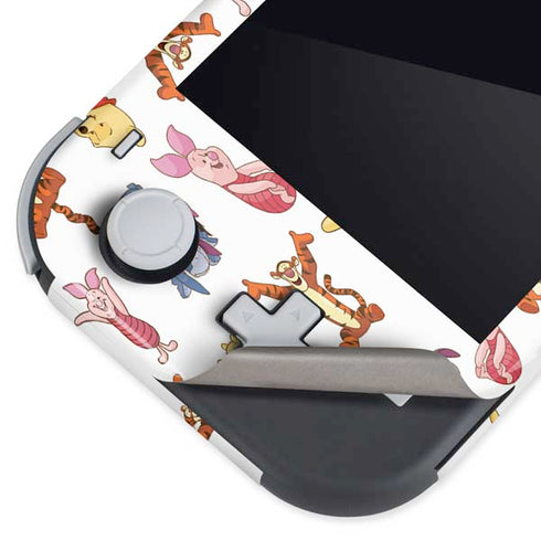 Disney Winnie the Pooh Character Pattern Nintendo Switch Lite Skin