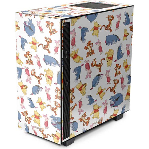 Disney Winnie the Pooh Character Pattern NZXT H510 Compact ATX Mid-Tower Case Skin