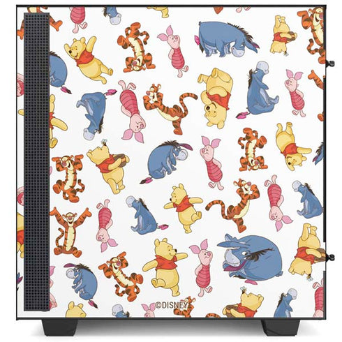 Disney Winnie the Pooh Character Pattern NZXT H510 Compact ATX Mid-Tower Case Skin