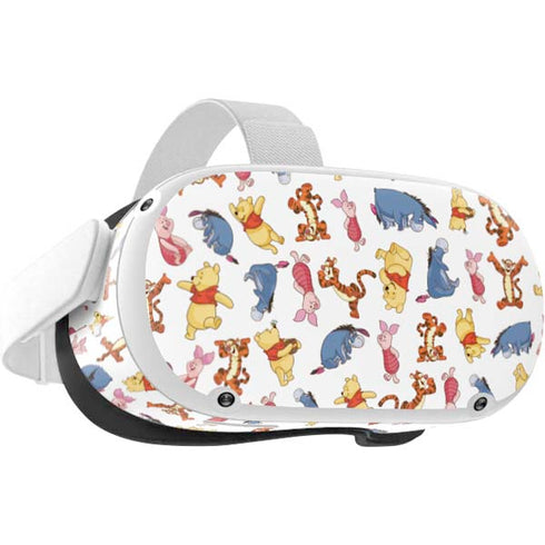 Disney Winnie the Pooh Character Pattern Oculus Quest 2 Skin