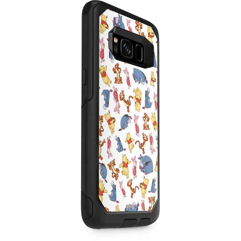 Disney Winnie the Pooh Character Pattern Otterbox Commuter Galaxy Skin