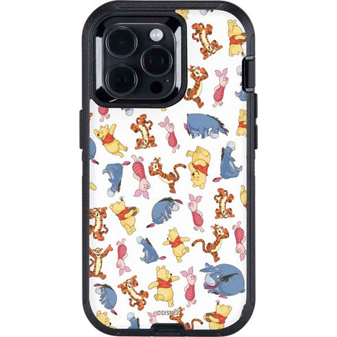 Disney Winnie the Pooh Character Pattern Otterbox Defender iPhone Skin
