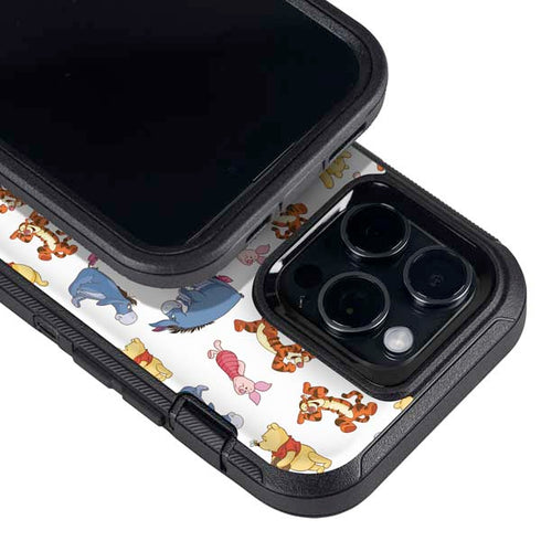 Disney Winnie the Pooh Character Pattern Otterbox Defender iPhone Skin