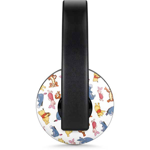 Disney Winnie the Pooh Character Pattern PlayStation 4 Gold Wireless Headset Skin