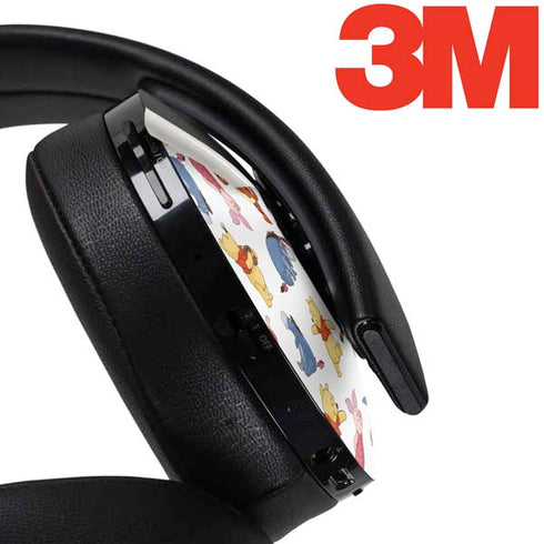 Disney Winnie the Pooh Character Pattern PlayStation 4 Gold Wireless Headset Skin
