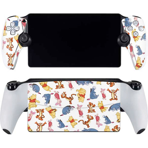 Disney Winnie the Pooh Character Pattern PlayStation Portal Remote Player Skin