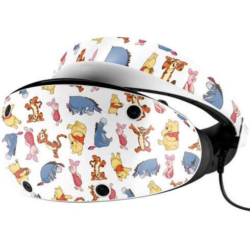 Disney Winnie the Pooh Character Pattern PlayStation VR2 Skin