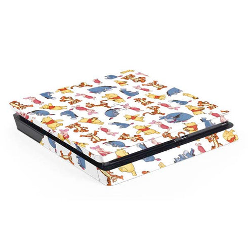 Disney Winnie the Pooh Character Pattern PS4 Slim Skin
