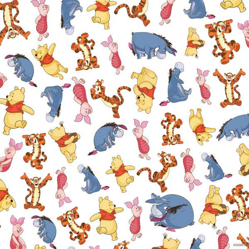 Disney Winnie the Pooh Character Pattern PS4 Slim Skin