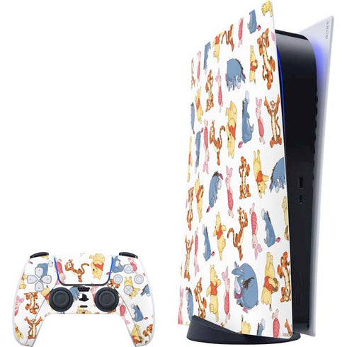 Disney Winnie the Pooh Character Pattern PS5 Digital Edition Bundle Skin