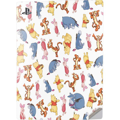 Disney Winnie the Pooh Character Pattern PS5 Digital Edition Console Skin