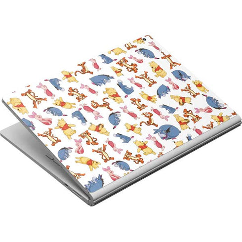 Disney Winnie the Pooh Character Pattern Surface Book Skin