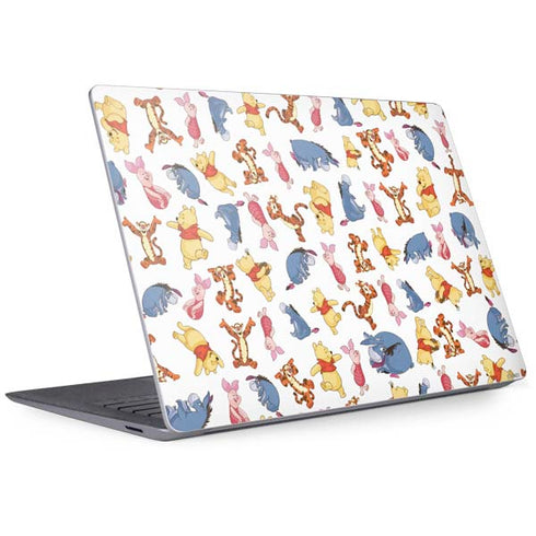 Disney Winnie the Pooh Character Pattern Surface Laptop 3 13.5in Skin