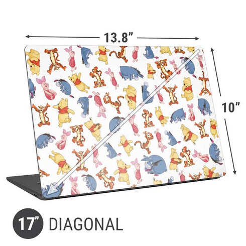 Disney Winnie the Pooh Character Pattern Universal Laptop 17in (13.8 x 10in) Skin