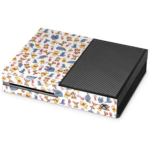 Disney Winnie the Pooh Character Pattern Xbox One Console Skin
