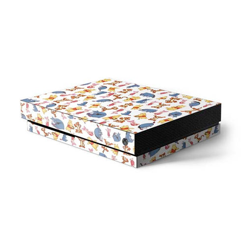 Disney Winnie the Pooh Character Pattern Xbox One X Console Skin