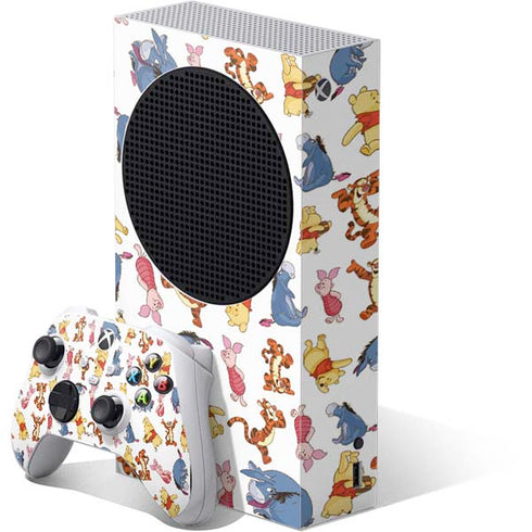 Disney Winnie the Pooh Character Pattern Xbox Series S Bundle Skin