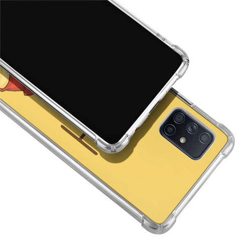 Disney Winnie the Pooh Portrait Galaxy A71 5G Clear Case