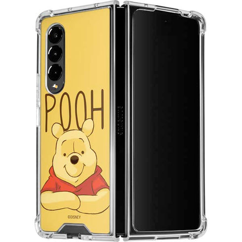 Disney Winnie the Pooh Portrait Galaxy Z Fold4 5G Clear Case