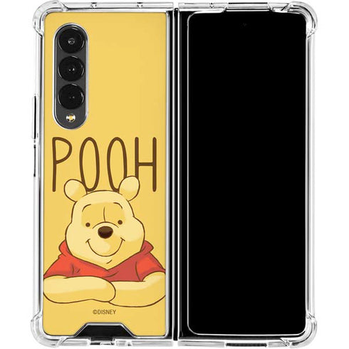 Disney Winnie the Pooh Portrait Galaxy Z Fold4 5G Clear Case
