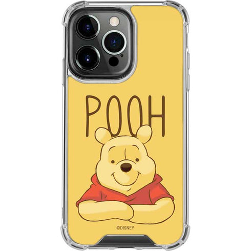 Disney Winnie the Pooh Portrait iPhone 14 Pro Clear Case