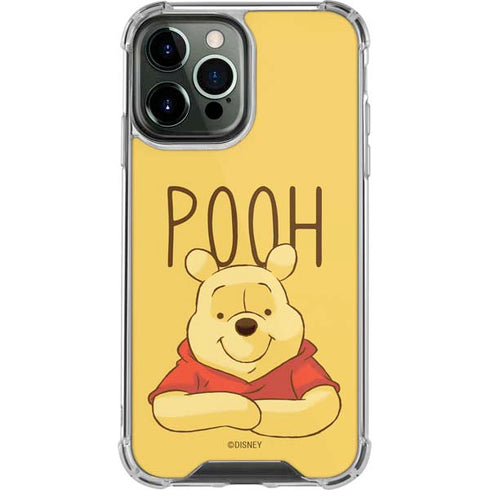 Disney Winnie the Pooh Portrait iPhone 14 Pro Max Clear Case