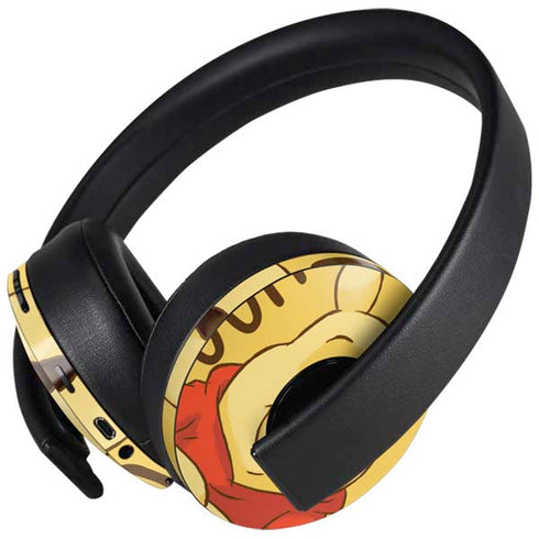 Disney Winnie the Pooh Portrait PlayStation 4 Gold Wireless Headset Skin