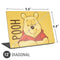 Disney Winnie the Pooh Portrait Universal Laptop 12in (9.8 x 6.8in) Skin