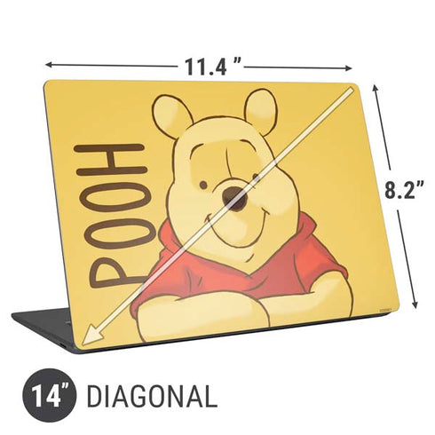 Disney Winnie the Pooh Portrait Universal Laptop 14in (11.4 x 8.2in) Skin
