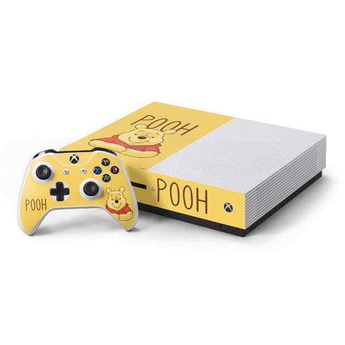 Disney Winnie the Pooh Portrait Xbox One S Console and Controller Bundle Skin
