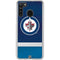 NHL Winnipeg Jets Alternate Jersey Galaxy A21 Clear Case