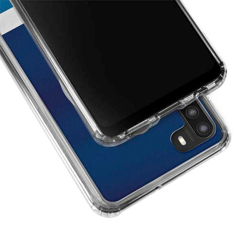NHL Winnipeg Jets Alternate Jersey Galaxy A21 Clear Case