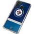 NHL Winnipeg Jets Alternate Jersey Galaxy A21 Clear Case