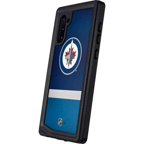 NHL Winnipeg Jets Alternate Jersey Galaxy Note 10 Waterproof Case