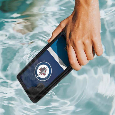 NHL Winnipeg Jets Alternate Jersey Galaxy Note 10 Waterproof Case