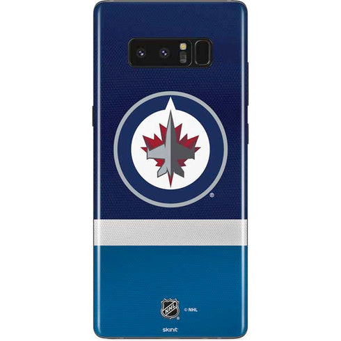 NHL Winnipeg Jets Alternate Jersey Galaxy Note 8 Skin