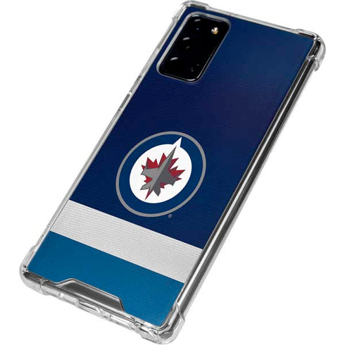 NHL Winnipeg Jets Alternate Jersey Galaxy Note20 5G Clear Case