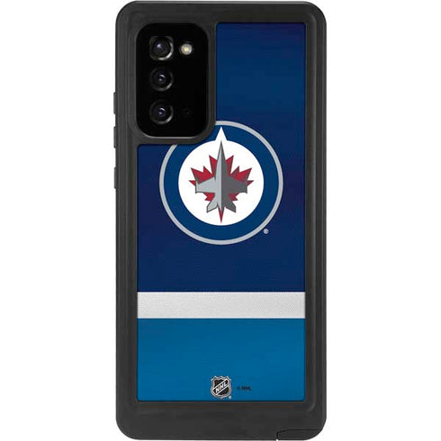 NHL Winnipeg Jets Alternate Jersey Galaxy Note20 5G Waterproof Case