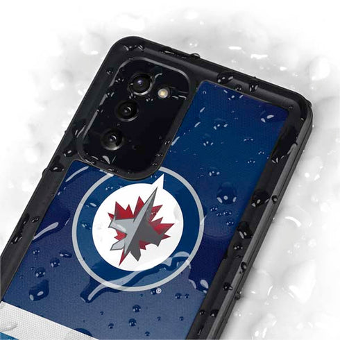 NHL Winnipeg Jets Alternate Jersey Galaxy Note20 5G Waterproof Case