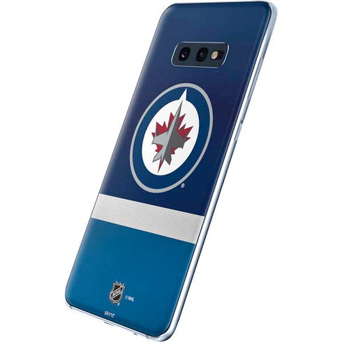 NHL Winnipeg Jets Alternate Jersey Galaxy S10e Skin