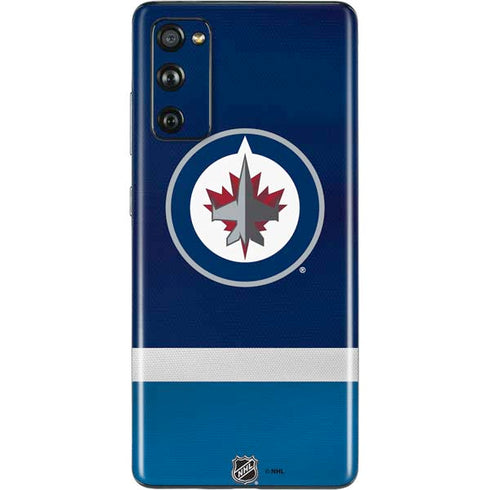 NHL Winnipeg Jets Alternate Jersey Galaxy S20 Fan Edition Skin