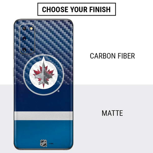 NHL Winnipeg Jets Alternate Jersey Galaxy S20 Skin