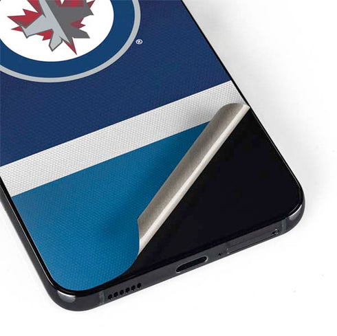 NHL Winnipeg Jets Alternate Jersey Galaxy S22 Skin