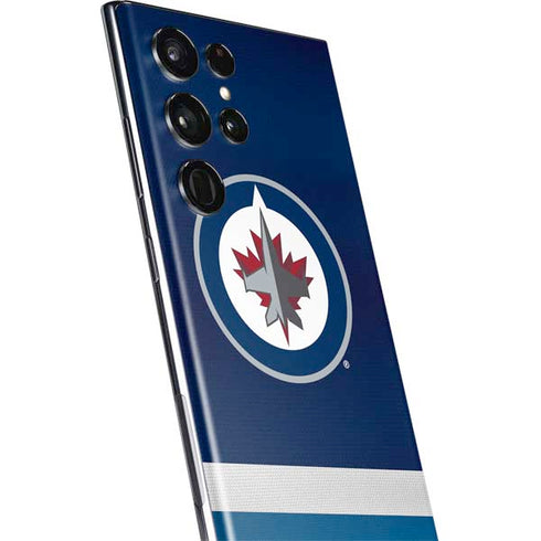 NHL Winnipeg Jets Alternate Jersey Galaxy S22 Ultra Skin