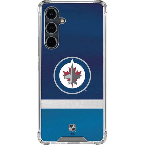 NHL Winnipeg Jets Alternate Jersey Galaxy S23 FE Clear Case