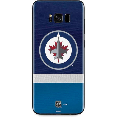 NHL Winnipeg Jets Alternate Jersey Galaxy S8 Plus Skin