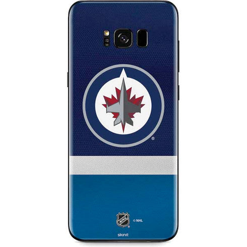 NHL Winnipeg Jets Alternate Jersey Galaxy S8 Skin