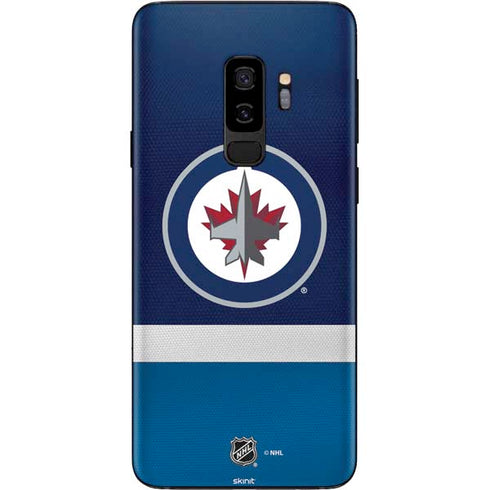 NHL Winnipeg Jets Alternate Jersey Galaxy S9 Plus Skin
